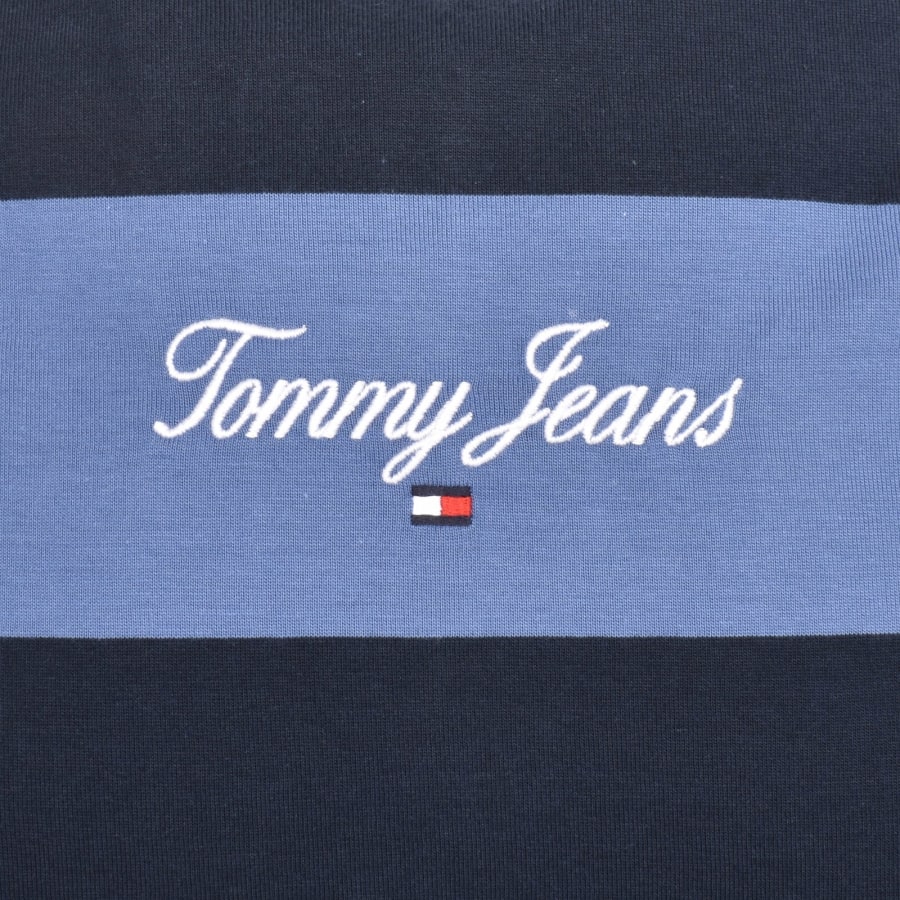 Tommy Jeans Bold Stripe Logo T Shirt NavyTommy Jeans Bold Stripe Logo T Shirt Navy Male XX Large